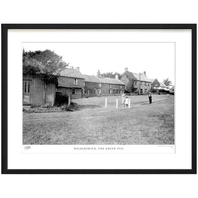 'Walberswick, the Green 1933' by Francis Frith - Picture Frame Photograph Print on Paper The Francis Frith Collection Size: 40cm H x 50cm W x 2.3cm D on Productcaster.