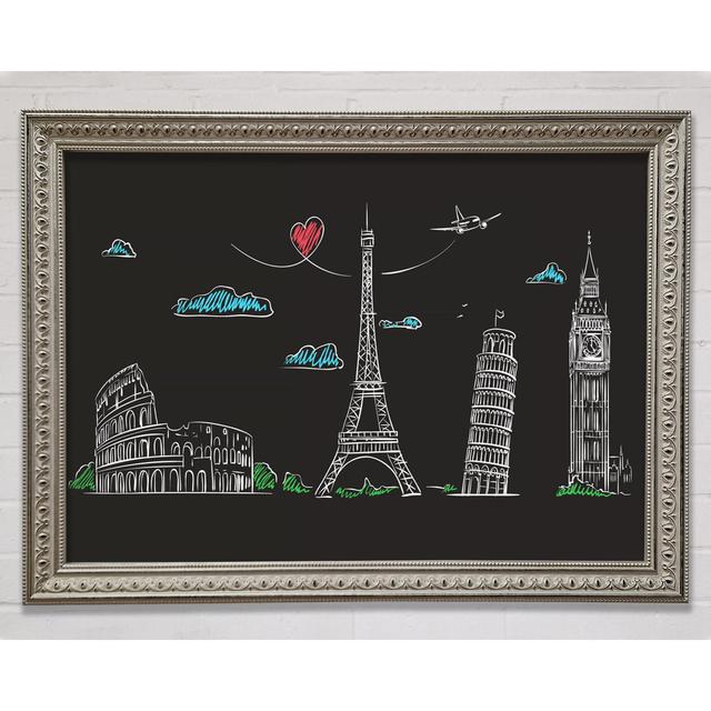 Famous Citys Of The Europe 1 - Single Picture Frame Art Prints Rosalind Wheeler Size: 84.1cm H x 118.9cm W on Productcaster.