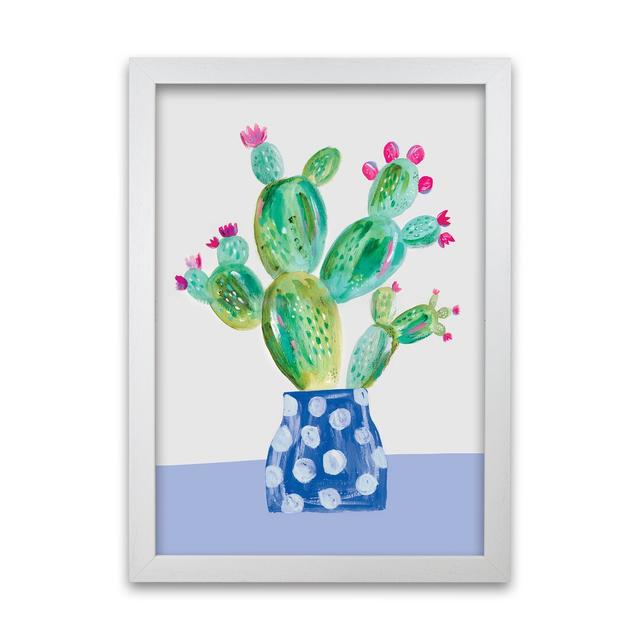 Prickly Pear by Laura Irwin - Print Isabelle & Max Size: 59.4cm H x 42cm W x 3cm D, Frame Option: White Framed on Productcaster.