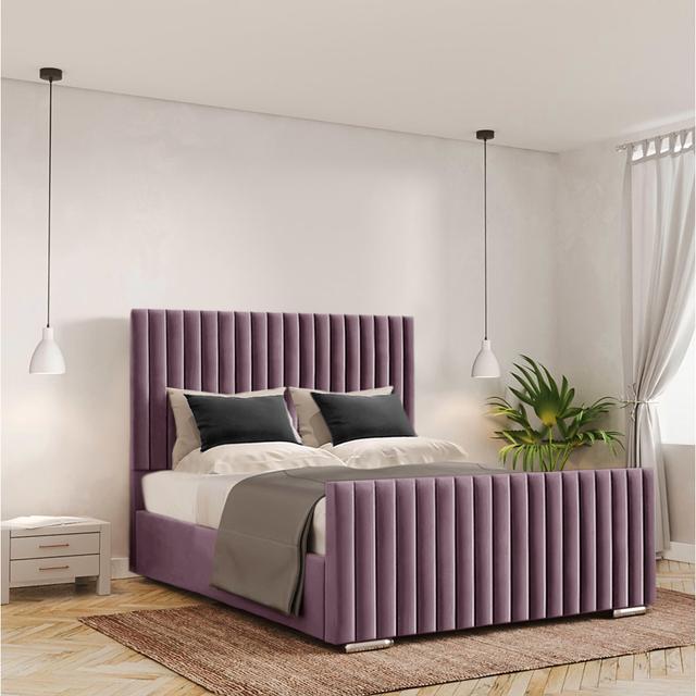 Aum Bed Canora Grey Colour: Lilac on Productcaster.