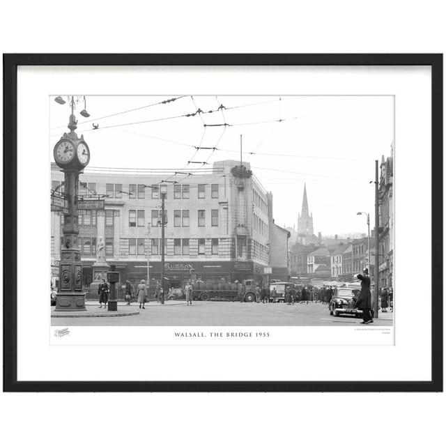 Walsall, The Bridge 1955 - Single Picture Frame Print The Francis Frith Collection Size: 60cm H x 80cm W x 2.3cm D on Productcaster.