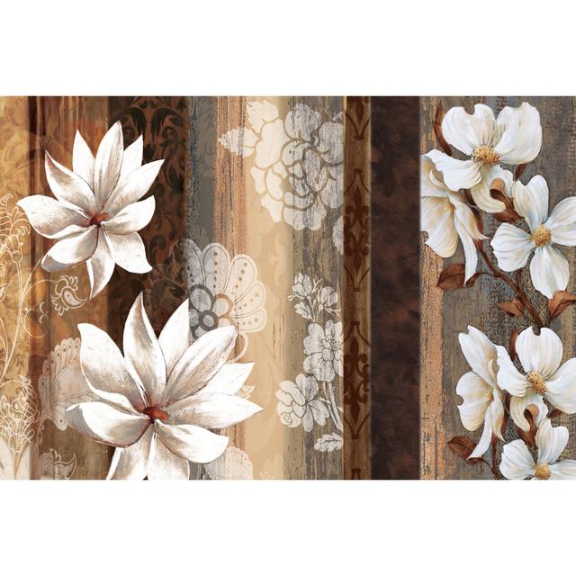 White Flower Fest - Wrapped Canvas Art Prints ClassicLiving Size: 81cm H x 122cm W on Productcaster.