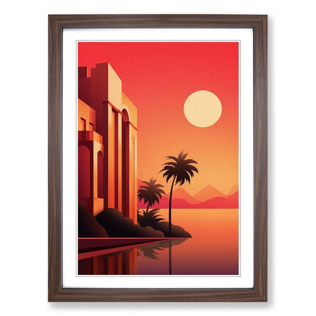 Single Picture Frame Art Prints on Wood 17 Stories Format: Walnut Framed, Size: 64cm H x 46cm W on Productcaster.