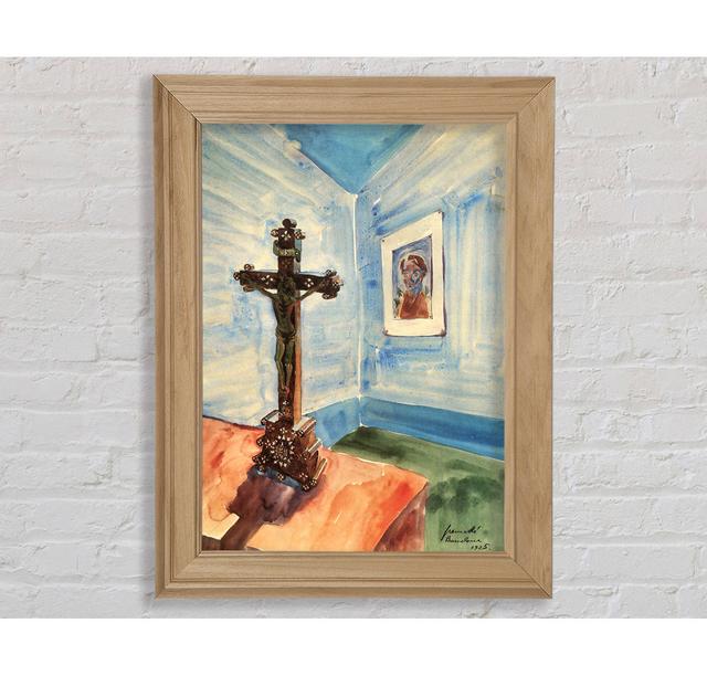 Walter Gramatte Crucifix In The Room - Single Picture Frame Art Prints Bright Star Size: 59.7cm H x 42cm W x 8cm on Productcaster.