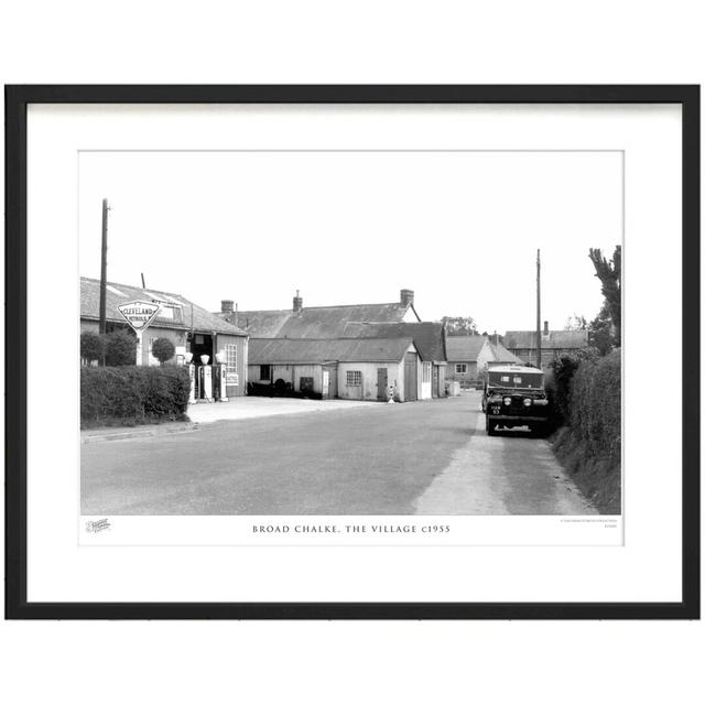 Broad Chalke, The Village C1955 - Single Picture Frame Print The Francis Frith Collection Size: 28cm H x 36cm W x 2.3cm D on Productcaster.