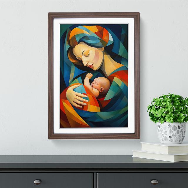 XYZ-FRM-V1223-4561 Single Picture Frame Art Prints on Wood Metro Lane Format: Walnut Framed, Size: 46cm H x 34cm W x 2cm D on Productcaster.