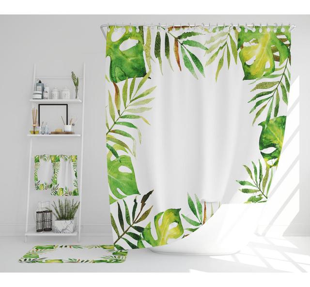 Nasiah Polyester Shower Curtain Set (Set of 3) East Urban Home on Productcaster.