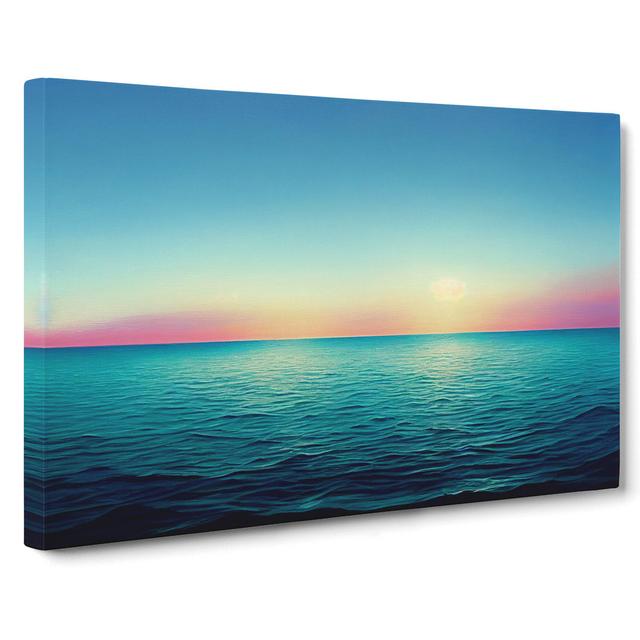 Rose Sky Above The Ocean Vol.3 House of Hampton Size: 40cm H x 60cm W x 3cm D on Productcaster.