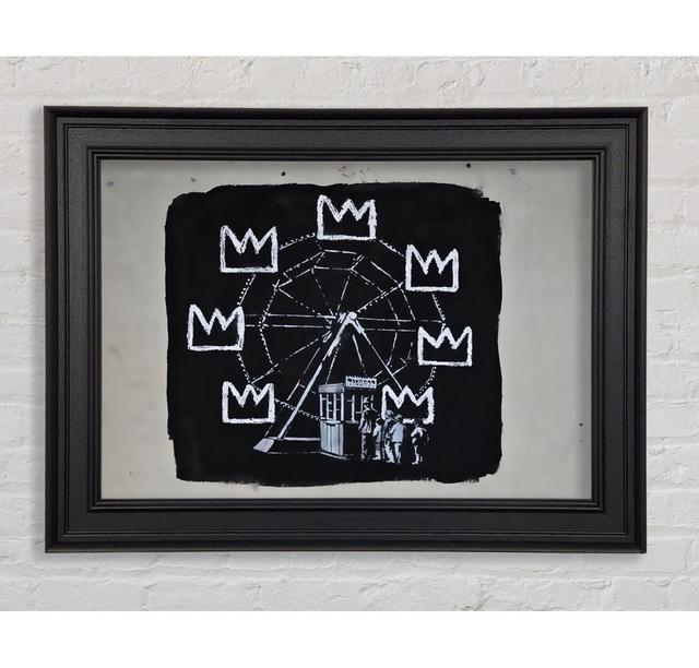 Crown Wheel ClassicLiving Size: 42cm H x 59.7cm W x 8cm D, Format: Black Framed Paper on Productcaster.