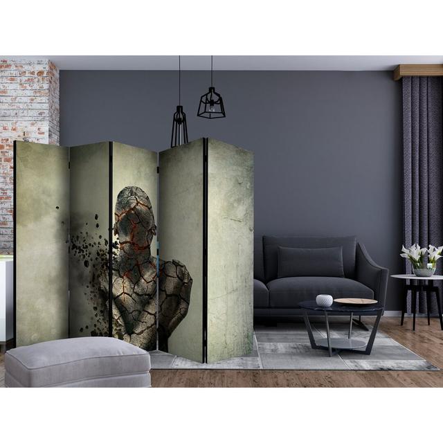 Henniker 5 Panel Room Divider Ebern Designs on Productcaster.