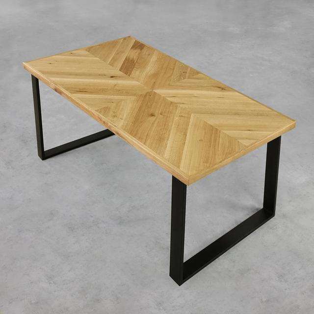 Tyree Solid Oak Dining Table Trent Austin Design Table Top Colour: Natural, Size: H75 x L120 x W80cm on Productcaster.