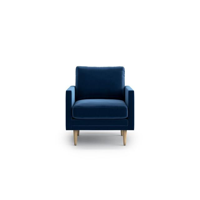 Sessel Castiglione Ebern Designs Polsterfarbe: Marineblau on Productcaster.