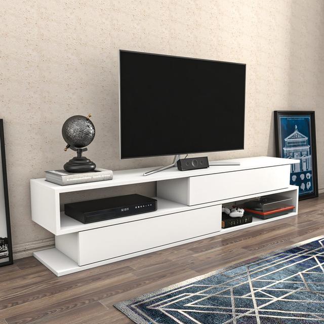 TV-Schrank ScanMod Design Farbe: Weiß on Productcaster.