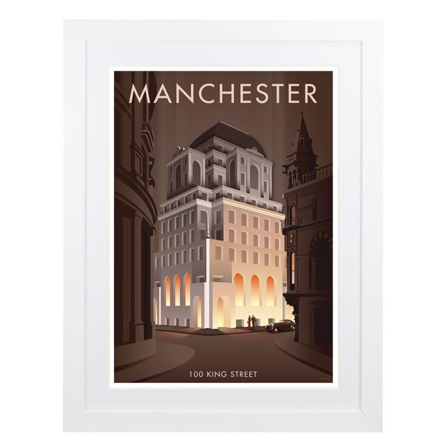 Manchester 9 by Stephen Millership - Print George Oliver Frame Options: White, Size: 54 cm H x 44 cm W x 2.2 cm D on Productcaster.