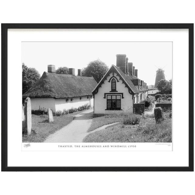 Thaxted, The Almshouses And Windmill C1950 by Francis Frith - Single Picture Frame Print The Francis Frith Collection Size: 60cm H x 80cm W x 2.3cm D on Productcaster.