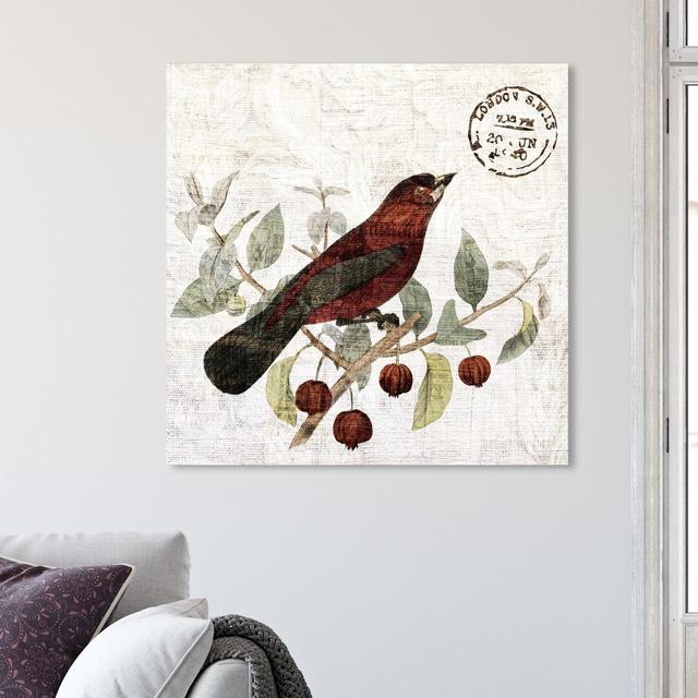 'Bird in the Tree II' Graphic Art on Wrapped Canvas East Urban Home Size: 91.4 cm H x 91.4 cm W x 3.8 cm D on Productcaster.