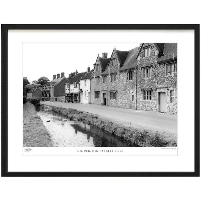 'Dinder, High Street C1965' - Picture Frame Photograph Print on Paper The Francis Frith Collection Size: 60cm H x 80cm W x 2.3cm D on Productcaster.