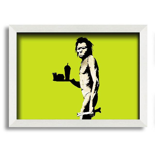 Caveman Lime by Catherine McDonald - Single Picture Frame Art Prints Maturi Colour: Red, Size: 59.7cm H x 84.1cm W on Productcaster.