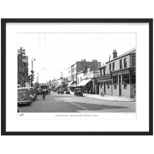 'Surbiton, Brighton Road C1955' by Francis Frith - Picture Frame Photograph Print on Paper The Francis Frith Collection Size: 28cm H x 36cm W x 2.3cm on Productcaster.