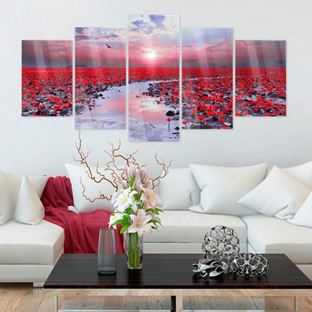 The River of Love - Multipiece Graphic Art Print Set on Acrylic Ebern Designs Size: 100cm H x 200cm W on Productcaster.