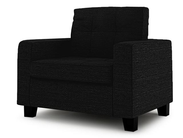 Northville Armchair Brayden Studio Upholstery: Black on Productcaster.