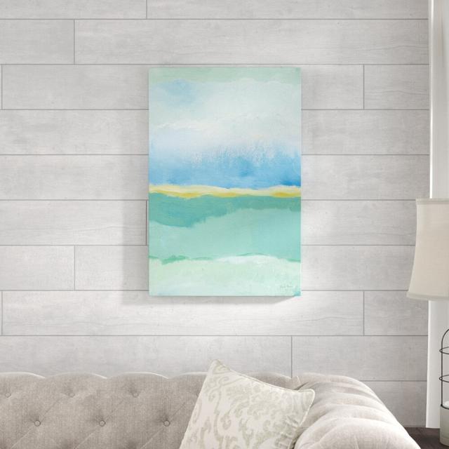 Coastal Bliss I by Farida Zaman - Wrapped Canvas Painting Print Blue Elephant Size: 76cm H x 51cm W on Productcaster.