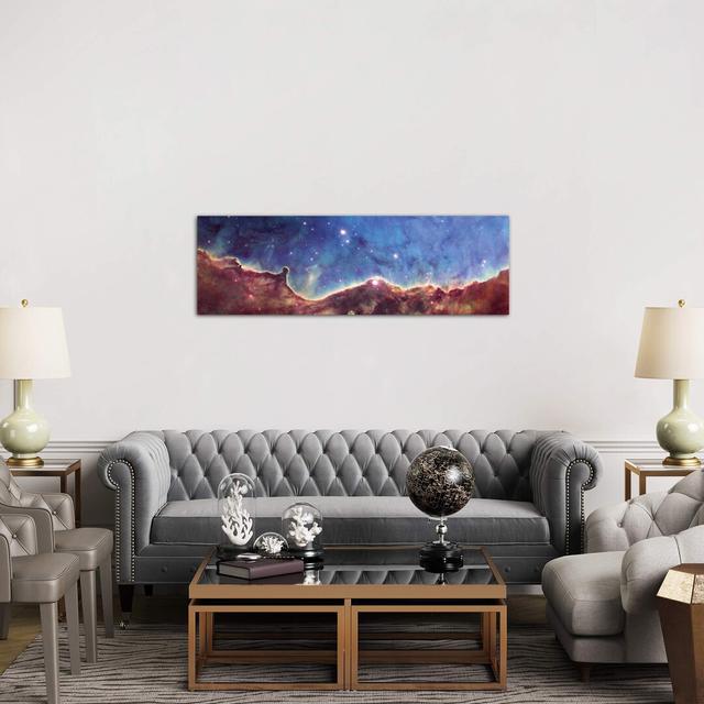 Cosmic Landscape, Ngc 3324, Nw Corner Of Ngc 3372 (carina Nebula) (hubble Heritage Project 10th Anniversary Image) by NASA - Wrapped Canvas Panoramic on Productcaster.