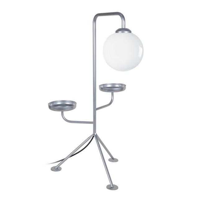 Churchill Metal Lamp Corrigan Studio Base Colour: Silver on Productcaster.