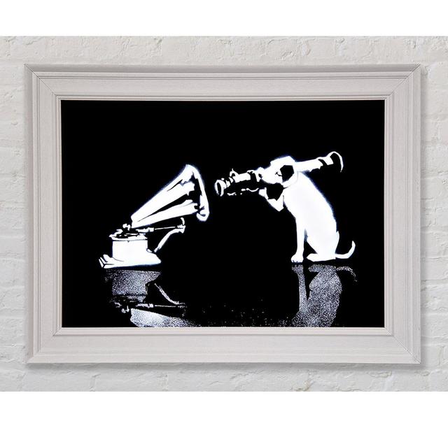 Hmv Dog Missile Framed Print Happy Larry Size: 59.7cm H x 84.1cm W x 8cm D on Productcaster.