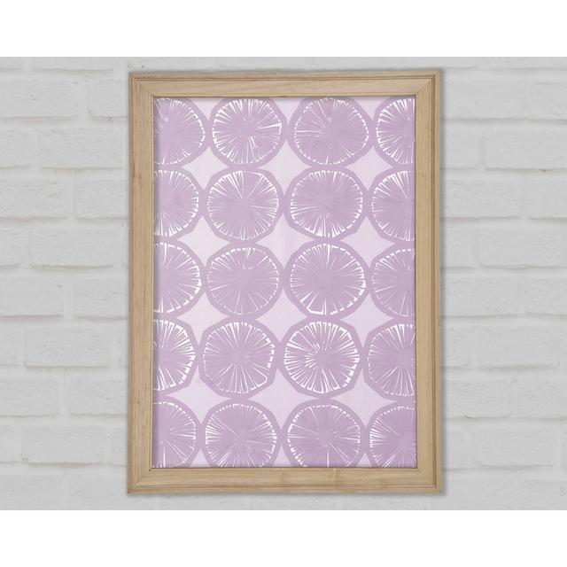 Segment Intervention Lilac - Single Picture Frame Art Prints Bright Star Size: 84.1cm H x 59.7cm W x 1.5cm D on Productcaster.