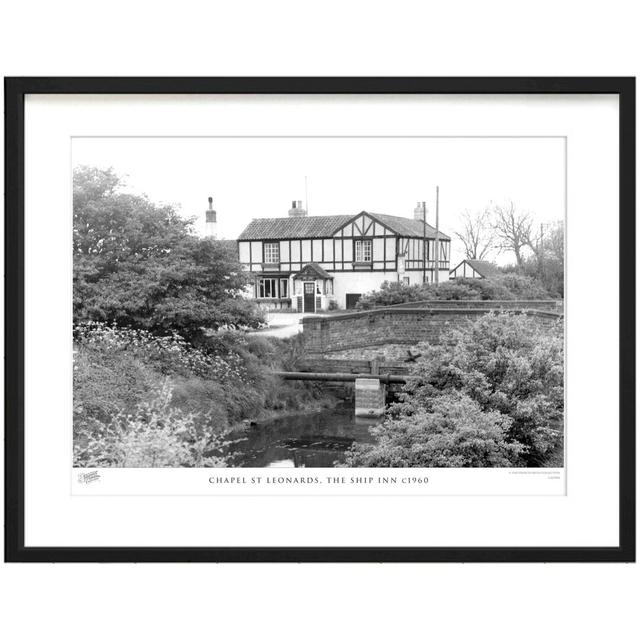 'Chapel St Leonards, the Ship Inn C1960' - Picture Frame Photograph Print on Paper The Francis Frith Collection Size: 31.5cm H x 38.8cm W x 2.3cm D on Productcaster.