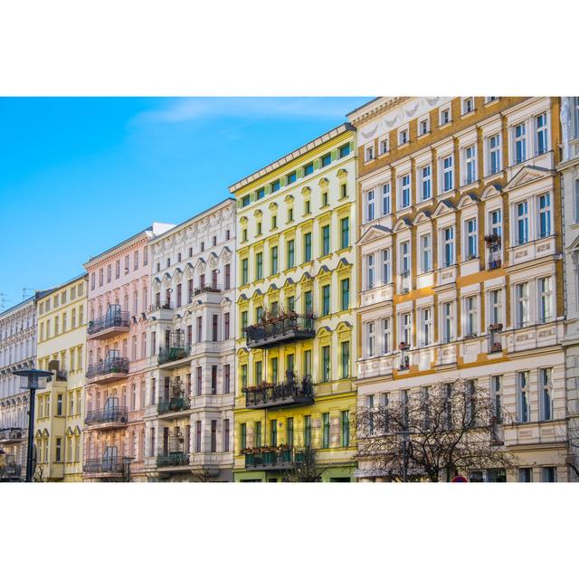 Beautiful Restored Houses by Elxeneize - Wrapped Canvas Photograph 17 Stories Size: 51cm H x 76cm W on Productcaster.