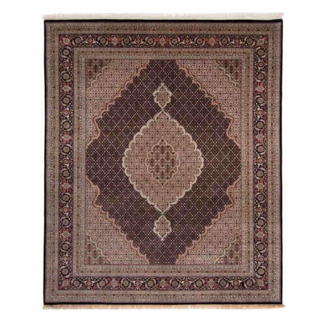 One-of-a-Kind Akelia Hand-Knotted 249cm x 303cm Wool Area Rug in Brown Latitude Vive on Productcaster.