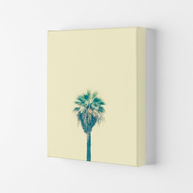 Yellow Palm Tree by Victoria Frost - Print 17 Stories Size: 42cm H x 29.7cm W x 4cm D, Format: Wrapped Canvas on Productcaster.