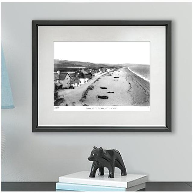 'Torcross, General View 1907' by Francis Frith - Picture Frame Photograph Print on Paper The Francis Frith Collection Size: 45cm H x 60cm W x 2.3cm D on Productcaster.