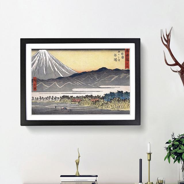 Numazu by Utagawa Hiroshige - Picture Frame Painting Print East Urban Home Frame Option: Black Framed, Size: 27cm H x 36cm W x 2cm D on Productcaster.