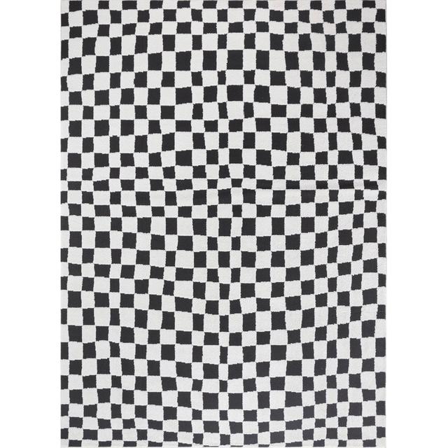 Black/White Rug Surya B.V. Rug Size: Rectangle 160 x 213cm on Productcaster.