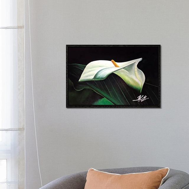 Lily - Print on Canvas Ebern Designs Size: 45.72cm H x 66.04cm W x 3.81cm D, Format: Black Framed on Productcaster.