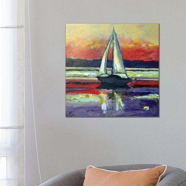 Heading Home II by Kip Decker - Wrapped Canvas Painting Breakwater Bay Size: 66cm H x 66cm W x 3.8cm D on Productcaster.