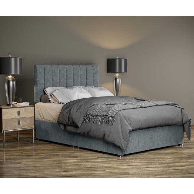 Canadice Divan Bases 17 Stories Colour: Sky, Size: Small Double (4') on Productcaster.