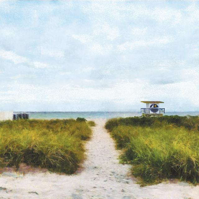 Florida Beach Path - Wrapped Canvas Print 17 Stories Size: 51cm H x 51cm W x 3.8cm D on Productcaster.