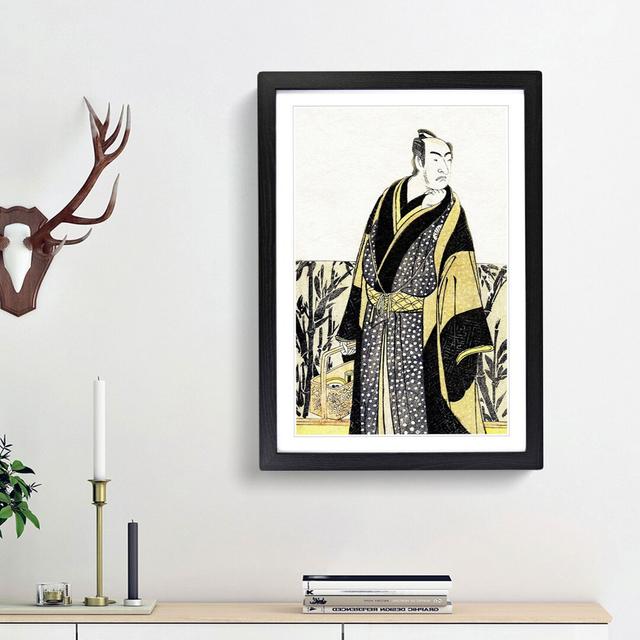 Matsumoto Koshiro I by Katsukawa Shunko - Picture Frame Painting Print East Urban Home Frame Option: Black Framed, Size: 48cm H x 36cm W x 2cm D on Productcaster.