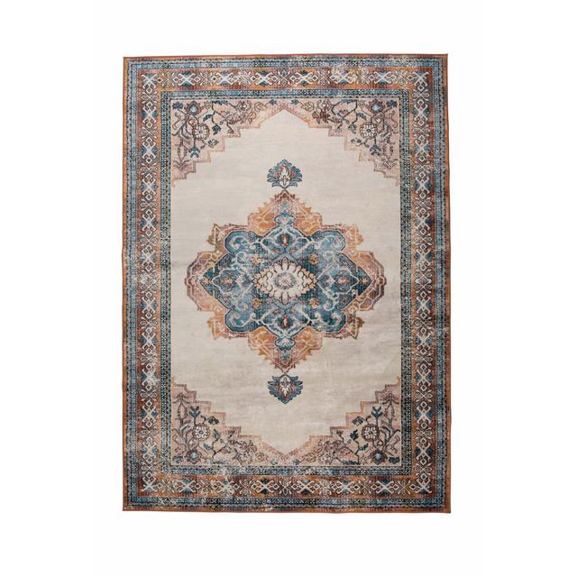 Machine Woven Blue/Brown Rug Dutchbone Rug Size: Rectangle 200 x 300cm on Productcaster.