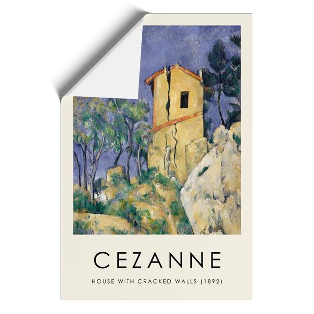 House with the Cracked Walls by Paul Cezanne - Unframed Painting East Urban Home Size: 42cm H x 30cm W x 0.1cm D on Productcaster.