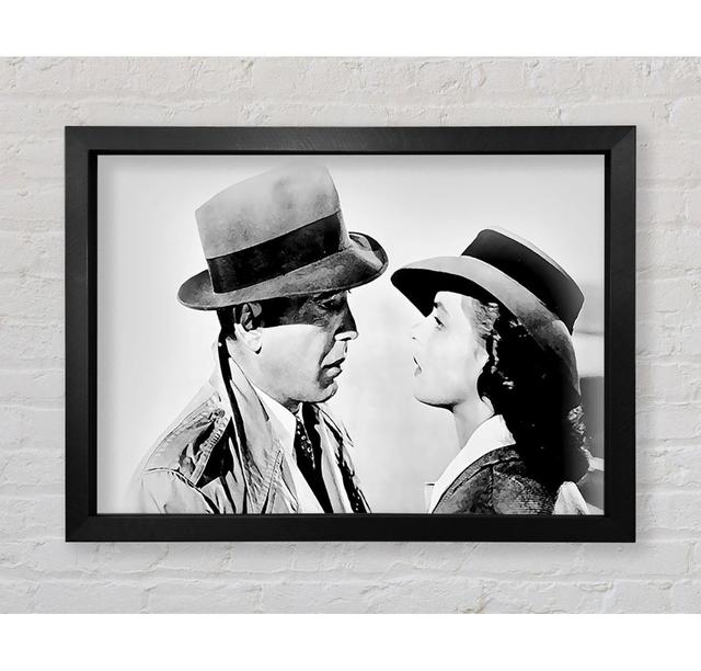 Casablanca The Look B N W - Print Rosalind Wheeler Format: Black Framed Paper, Size: 84.1cm H x 118.9cm W x 3.4cm D on Productcaster.