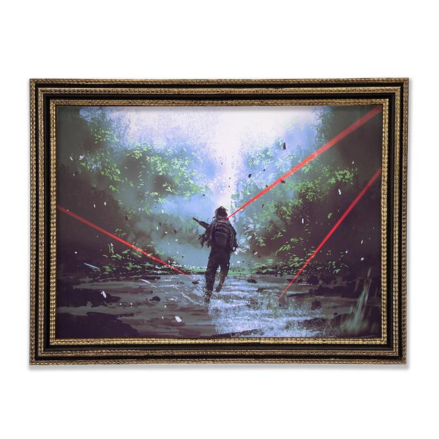 Dodging The Lasers - Single Picture Frame Art Prints Rosalind Wheeler Size: 42cm H x 59.7cm W x 3cm D on Productcaster.