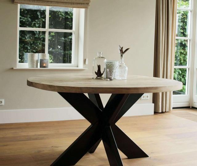 Edwards Dining Table Ebern Designs Size: 78cm H x 140cm L x 140cm W on Productcaster.