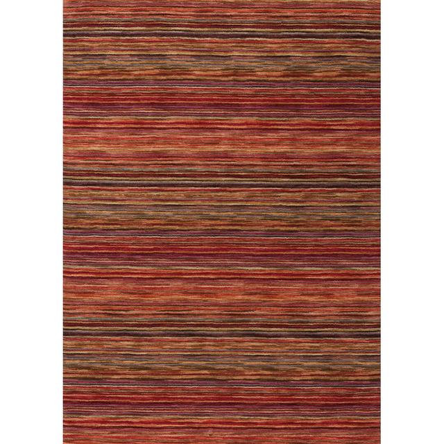 Seibert Flatweave Wool Red Rug Bloomsbury Market Rug Size: Rectangle 170 x 240cm on Productcaster.