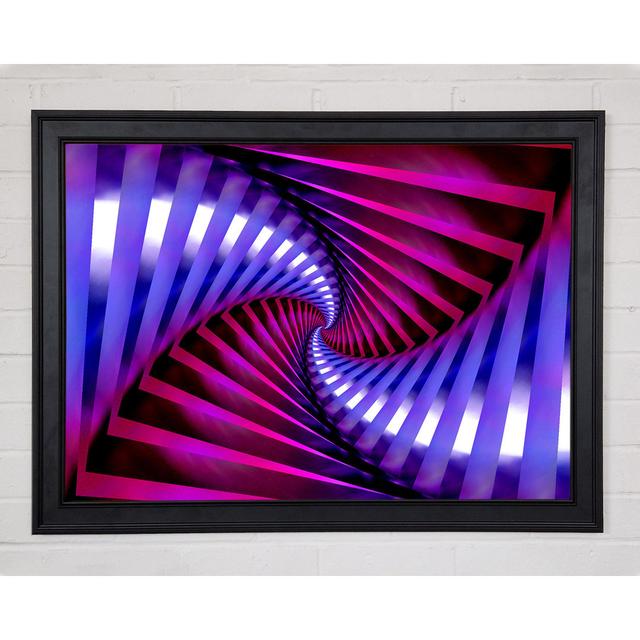 Time Tunnel Continum Framed Print Ivy Bronx Size: 29.7cm H x 42cm W on Productcaster.