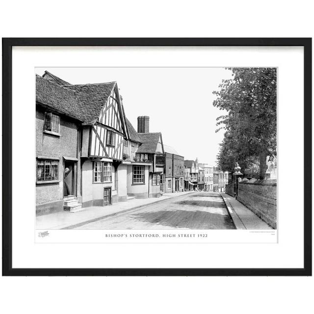 Bishop's Stortford, High Street 1922 by Francis Frith - Single Picture Frame Print The Francis Frith Collection Size: 40cm H x 50cm W x 2.3cm D on Productcaster.